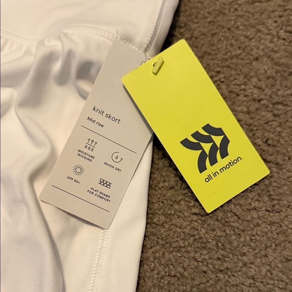 New All in Motion White XXL Athletic Tennis Skort - Picture 3 of 7